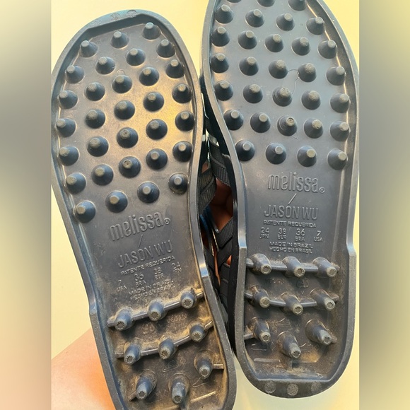 MELISSA / Jason Wu collab Possession Campana fisherman jelly sandal TEAL COBALT - Picture 8 of 11